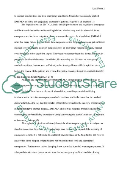 Emergency Medical Treatment and Active Labor Act