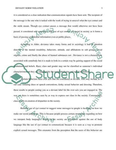 Deviant Norm Violations