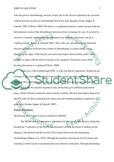 Nursing Practice: Johns Case