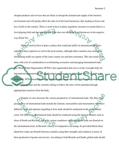 International Production and Trade