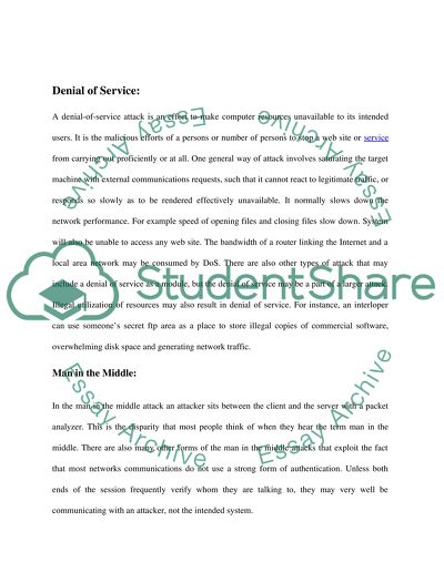 Wireless Network Active Attacks