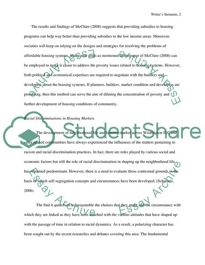 HOUSING SYSTEMS (urban planning)