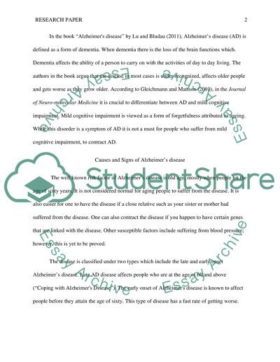 How Families Deal with a Loved One Who Has Alzheimers