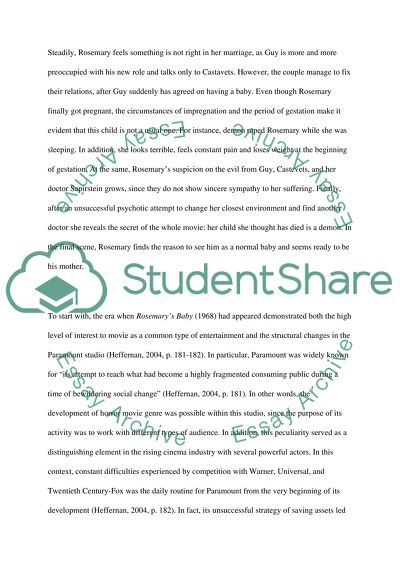 Rosemarys Baby by Roman Polanski