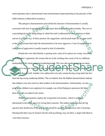 The Psychology of the Mob