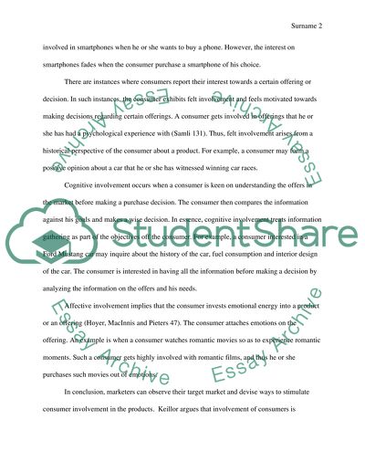 Consumer behavior