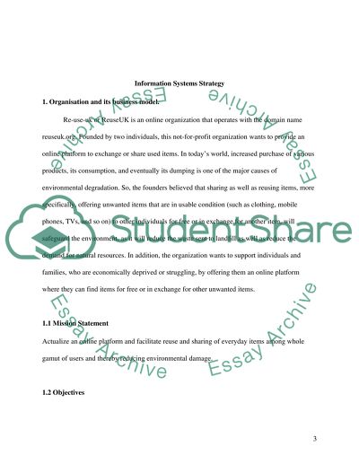 Information Systems Strategy - ReuseUK