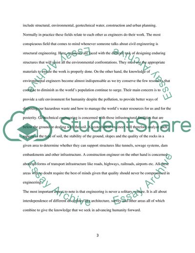 Selected Engineering Field