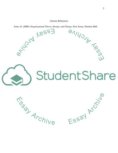 Organizational Theory