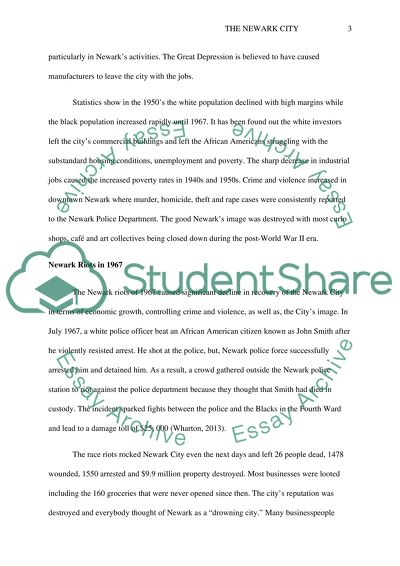 History of Newark City