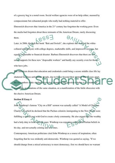 American Dream Concept in Literature