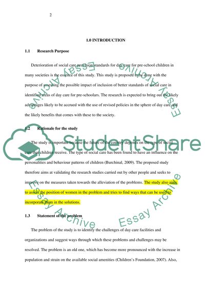 The Type of Social Care