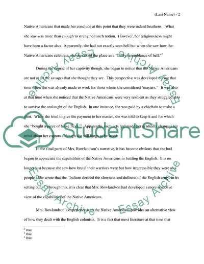 THE CAPTIVITY AND RESTORATION OF MRS. MARY ROWLANDSON