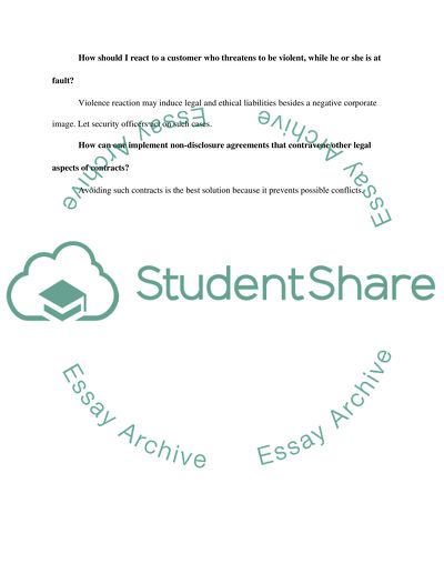 Summary and response
