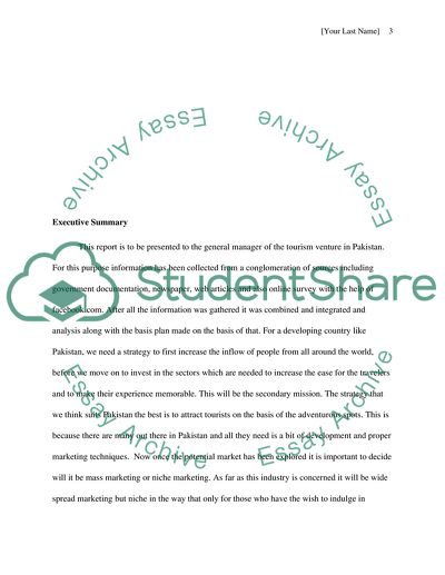 Considering Pakistan as a Country Attracting the Tourists, Developing Strategies