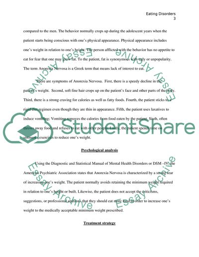 Eating Disorders in Adolescent Males