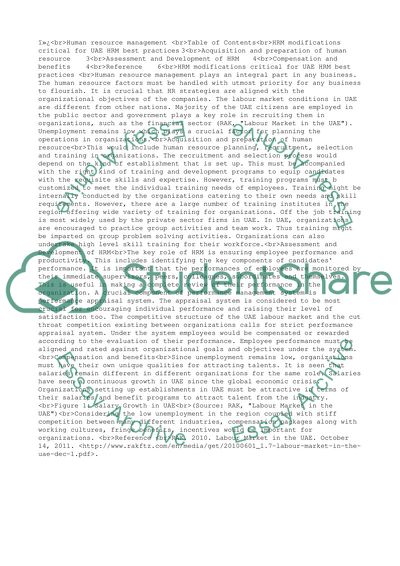 Human resource management