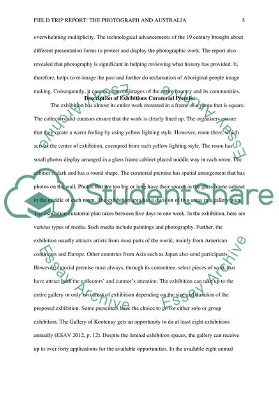 FIELD TRIP REPORT: AGNSW - THE PHOTOGRAPH and AUSTRALIA