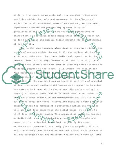 Nationalism and National Identities in a Global World