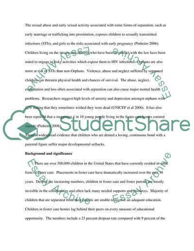 The Importance of Children in Foster Care Homes