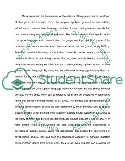 Human Intellect: Uniqueness Analyzed