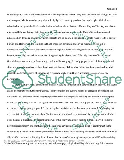 Academic Strategic Paper