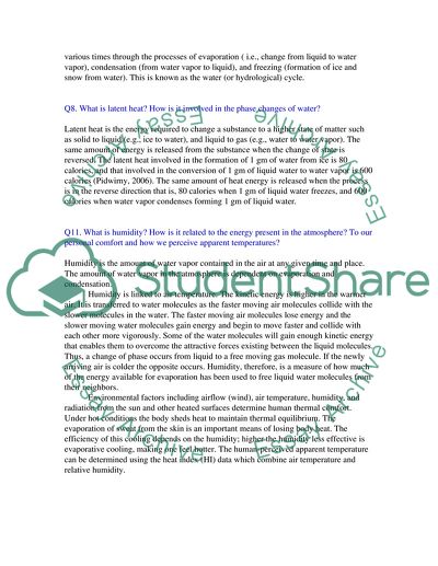 Climate: Environmental Geography