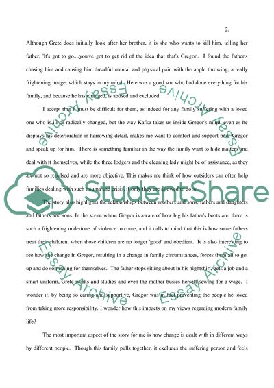 Metamorphosis by Franz Kafka and Why