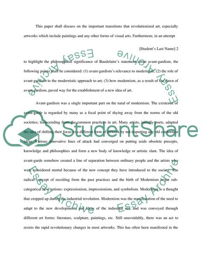 Avant-Gardism, Modernism, and the Arts