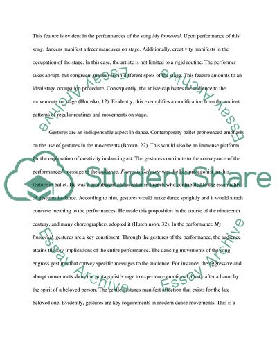 Modern Dance and Ballet