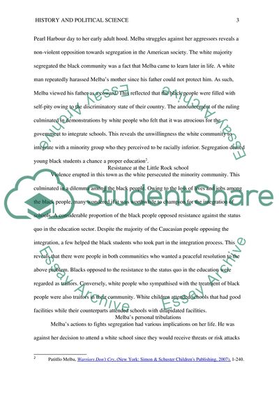 The Case of Little Rocks Central High School that Challenged the Legality of the Segregation