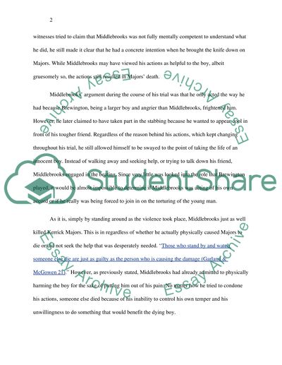 Capital punishment -argumentativ paper