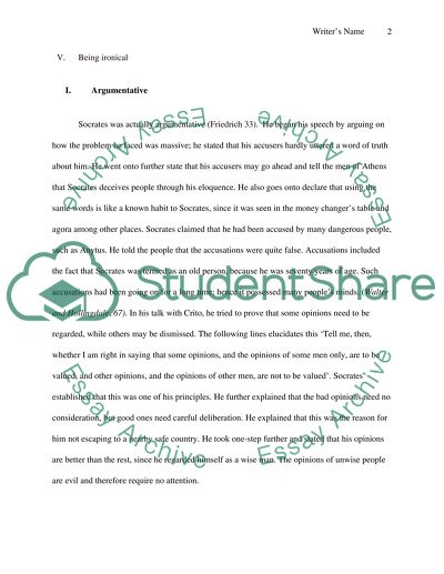 Character of Socrates