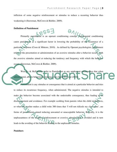 Positive or Negative Impact of Punishment