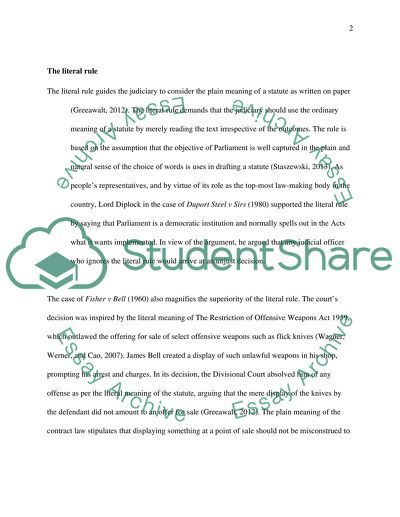 Interpretation of Laws in the United Kingdom