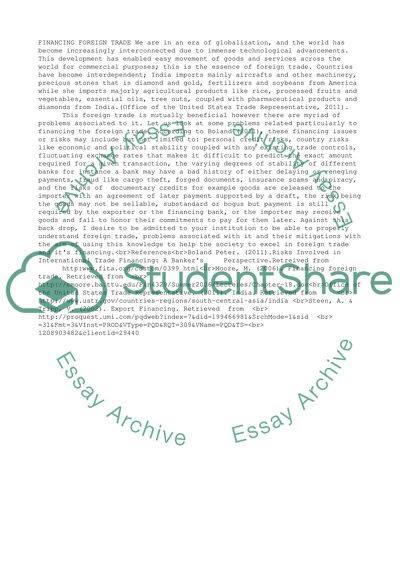 Financing Foreign Trade (slp)