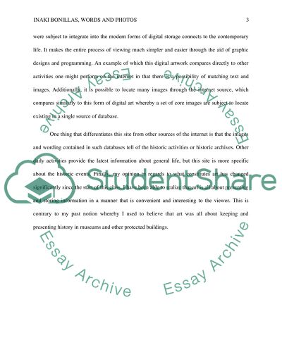 Art Media: Iaki Bonillas, Words and Photos