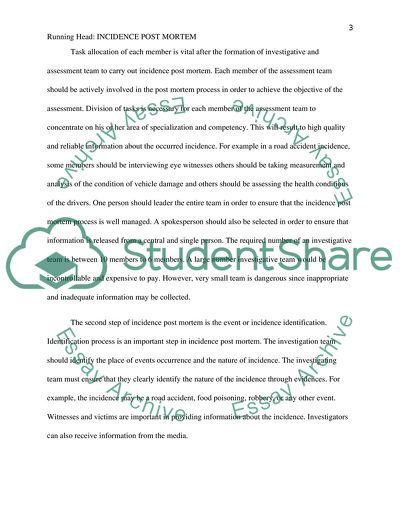 Conducting Incident Post Mortems