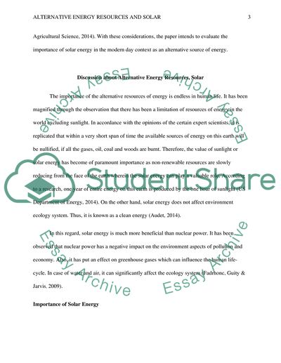 alternative energy research paper topics