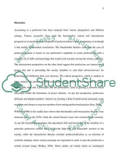 Accountancy is not a profession