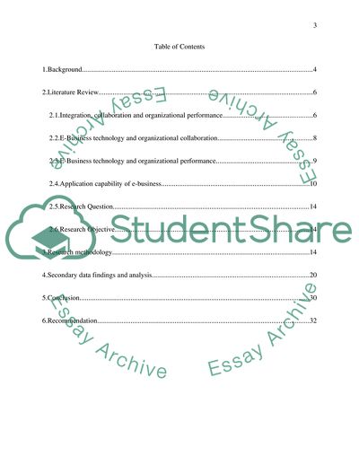 Aspects and Dimensions of the E-Business Technologies