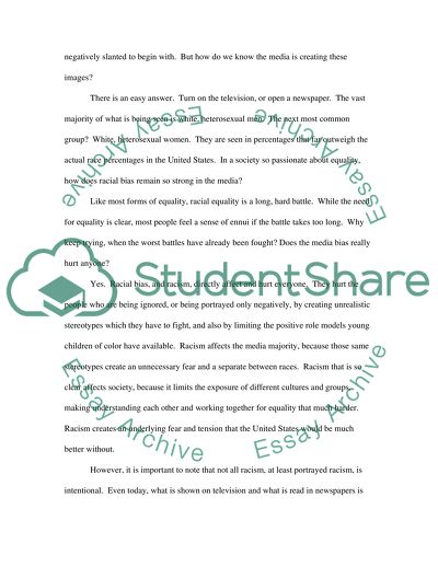 Racial Bias in the Media