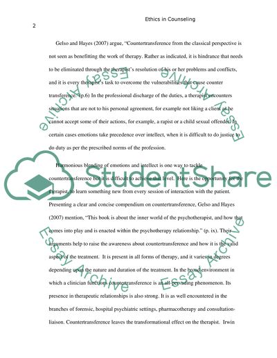 Ethics in Counseling