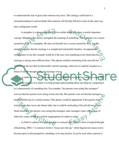 Figurative Language versus Literal Language