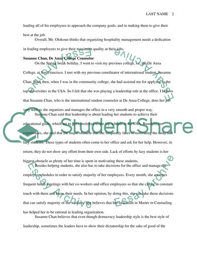 What is the importance of leadership within the organization essay picture