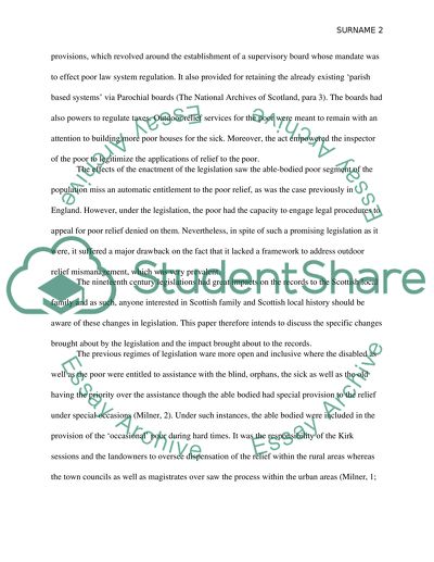 Poor Law That Was Enacted 1845