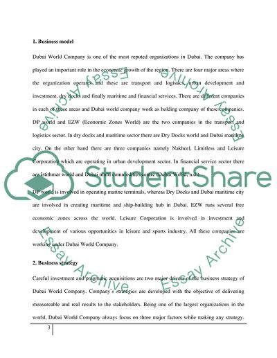 Case study on Dobai World company