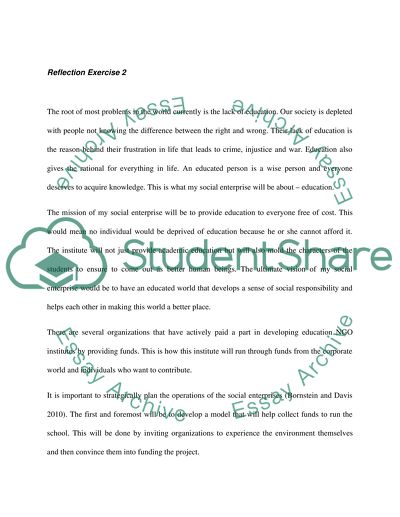 SE: Reflections questions