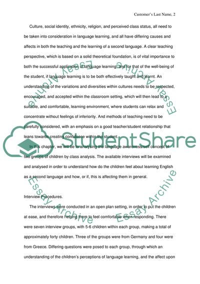 How Do Bilingual Children Feel about Learning English as a 2nd Language