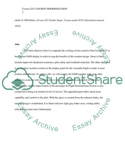Cessna 421 Cockpit Modernisation